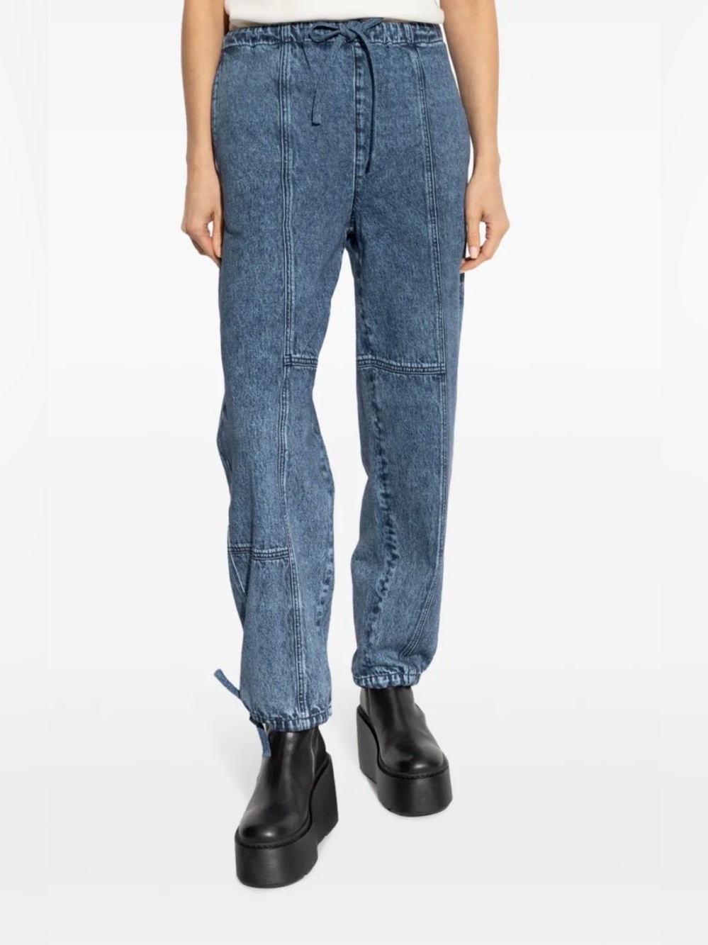 Rag & Bone Miramar NWT Fleece Terry Jordan Pant Drawstring Sweatpant Jeans Sz M - Picture 3 of 13